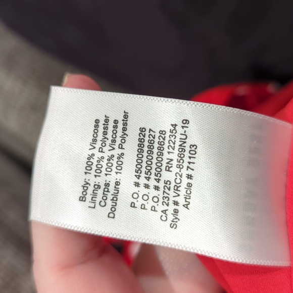 Aritzia Sunday Best Maude heart red wrap dress - Picture 6 of 9